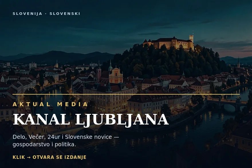 AKTUAL MEDIA KANAL LJUBLJANA — Slovenija — otvori izdanje
